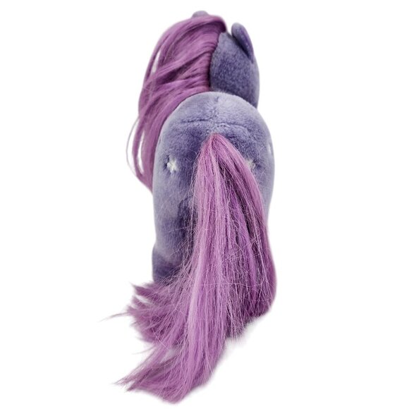 Vintage Hasbro Softies My Little Pony Blossom Purple Plush Stuffed Animal - Picture 6 of 12